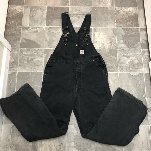 carhartt arctic bibs black